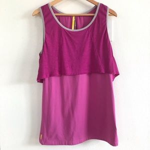 Lole Nadine Workout Tank Top in Fuchsia